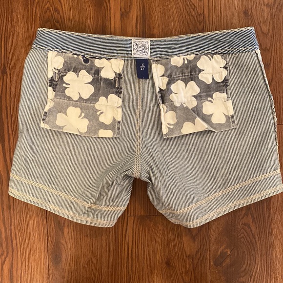 Worn once — Lucky Brand striped modest cute shorts size 27 / 4 - Picture 3 of 5